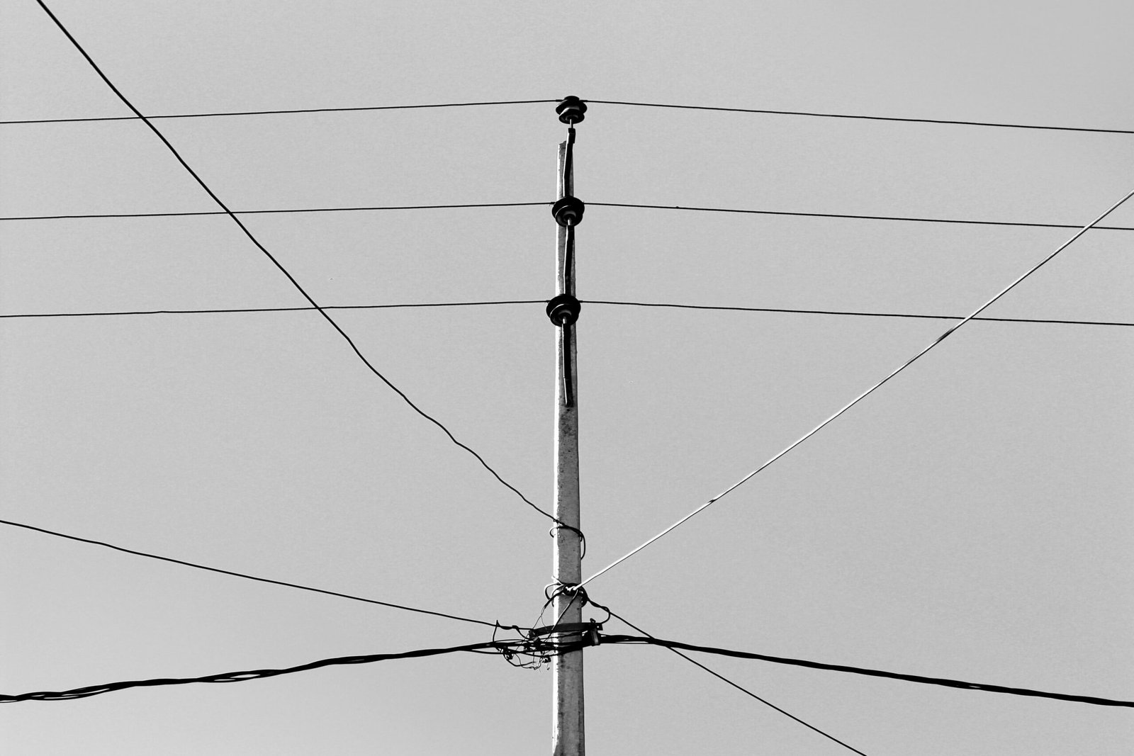 gray electric post