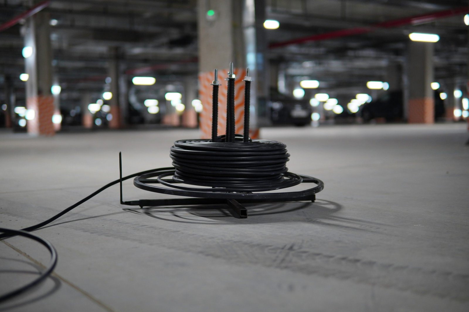 black cupcake on black round plate