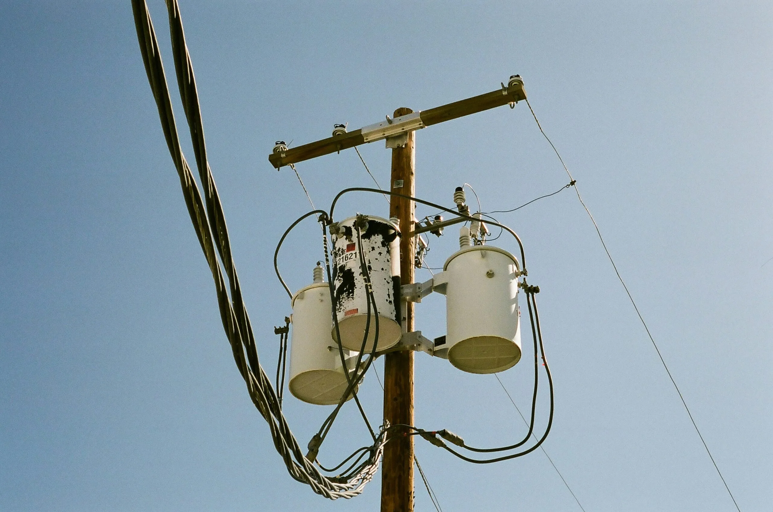 white and brown circuit post