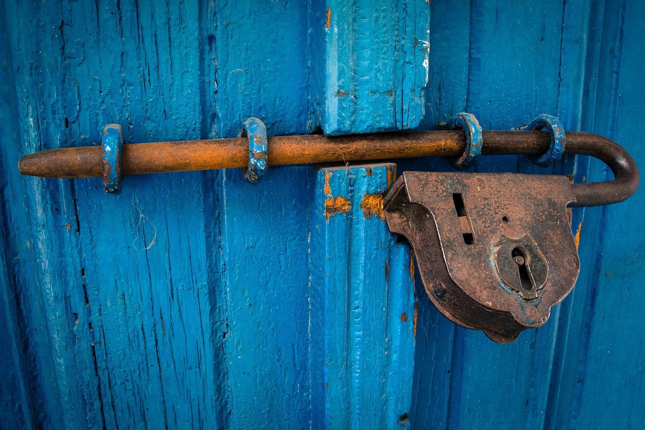 door, lock, blue door, rusted, rusty lock, rusty padlock, padlock, closed, rusty, entrance, wooden door, old, wooden, metal, antique, locked, protected, blue wood, door, door, door, door, door, lock, lock, lock, lock, closed, closed, closed