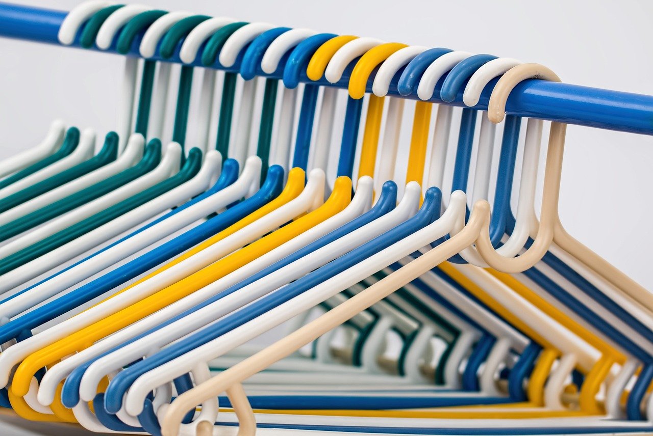 clothes hangers, coat hangers, plastic hanger, hang, closet, rack, coat-hanger, chores, cloakroom, wardrobe, housekeeping, cupboard, linen room, orderly, neat, tidy, closet, closet, closet, closet, closet, wardrobe, wardrobe, cupboard, neat, tidy, tidy